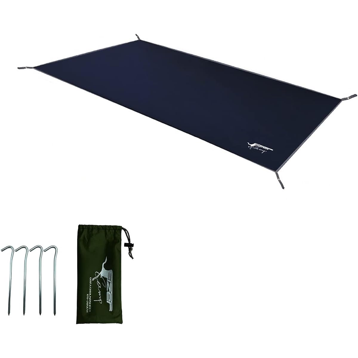 Eizer Camp Ground Sheet Mountain Tent 205cm 90cm 120cm Lightweight Tent Sheet Waterproof Alpine Tent for 1 Person 2 Person Under Sheet Ground Sheet