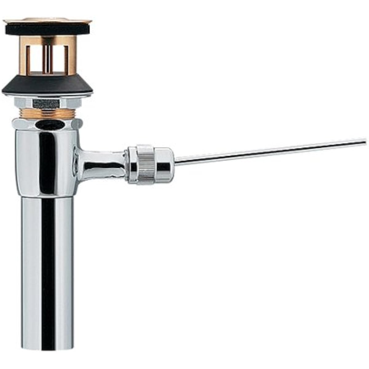 Kakudai Pop-up Drain Fitting Unit Gold 494-009-32
