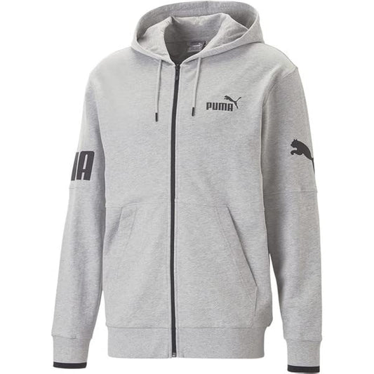 [PUMA] Long Sleeve Sweatshirt Parka POWER Hooded Jacket 675714 Men's