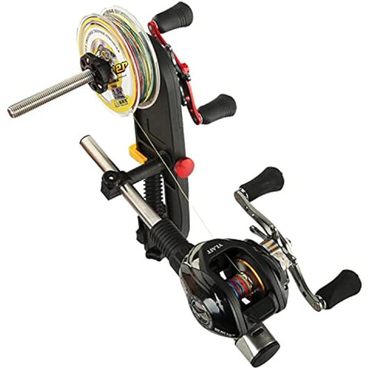 VISPREA Fishing Line Winder, Rewinding, Rewinding, High Speed Recycler, Tensioning, Thread Winding Machine, Fishing Reel, Line Winding Machine, Fishing Line Winder, Reduces Thread Twisting, Easy to Wind, Easy to Wind by One Person, Convenient to Carry,