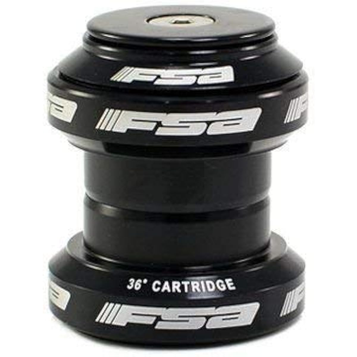FSA Orbit MX 1-1/8Inches Threadless MTB Road Headset with Top Cap, Black, NO.20, XTE1504