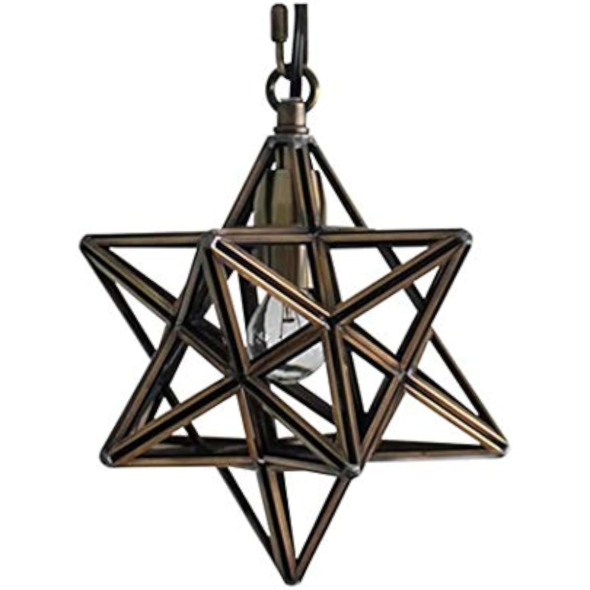 Diclasse Pendant Lamp Etoile Small with Lamp (E17 Base Incandescent Mini Bulb 40W Clear) Hanging Ceiling LP3130BR