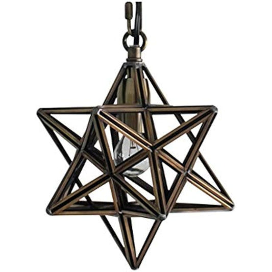 Diclasse Pendant Lamp Etoile Small with Lamp (E17 Base Incandescent Mini Bulb 40W Clear) Hanging Ceiling LP3130BR