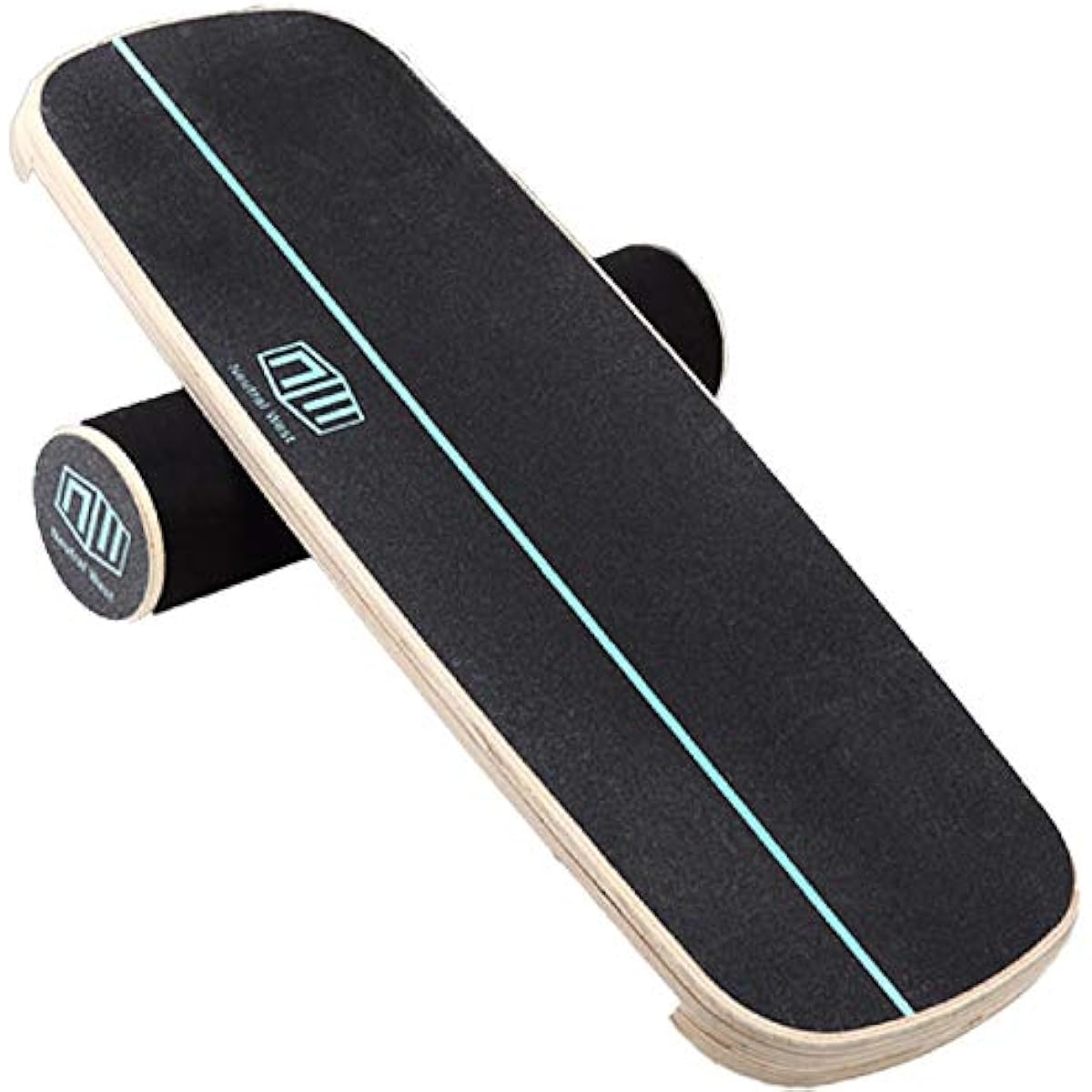 Balance board core training exercise wooden Japanese manual included [Neutral west]