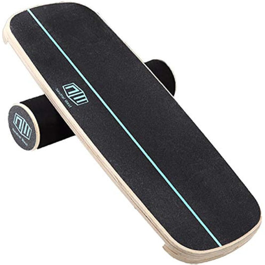 Balance board core training exercise wooden Japanese manual included [Neutral west]