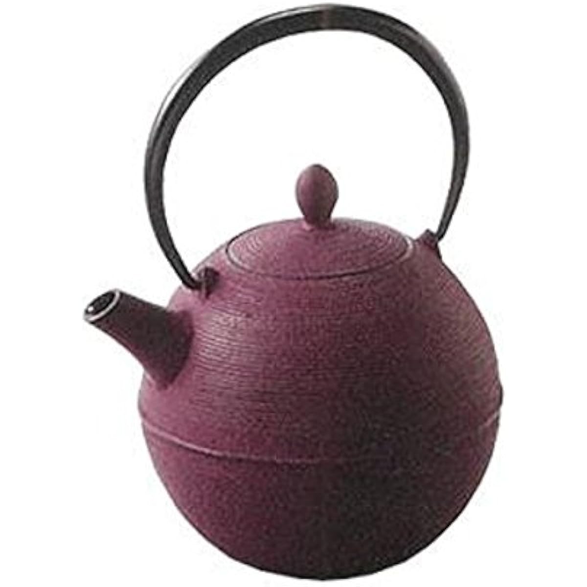 Nambu Tekki Hinomaru Iron Teapot 600cc with Tea Strainer Dark Purple/10284