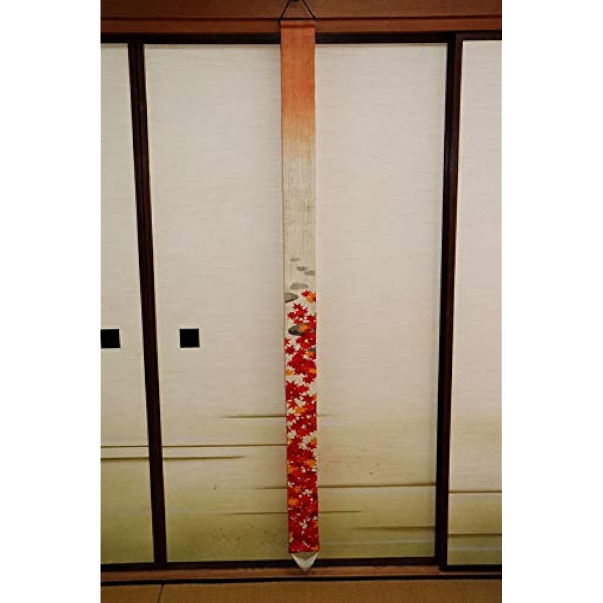 Thin Tapestry "Autumn Leaves Hunting" Japanese Modern Autumn Maple Tapestry Hemp