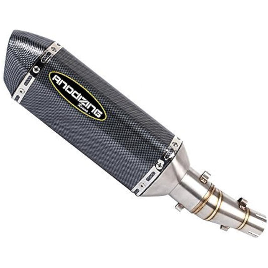 Slip-on Muffler ANODIZING RACING KAWASAKI for Ninja300 Ninja250 Z250 2008-2017 Exhaust Pipe