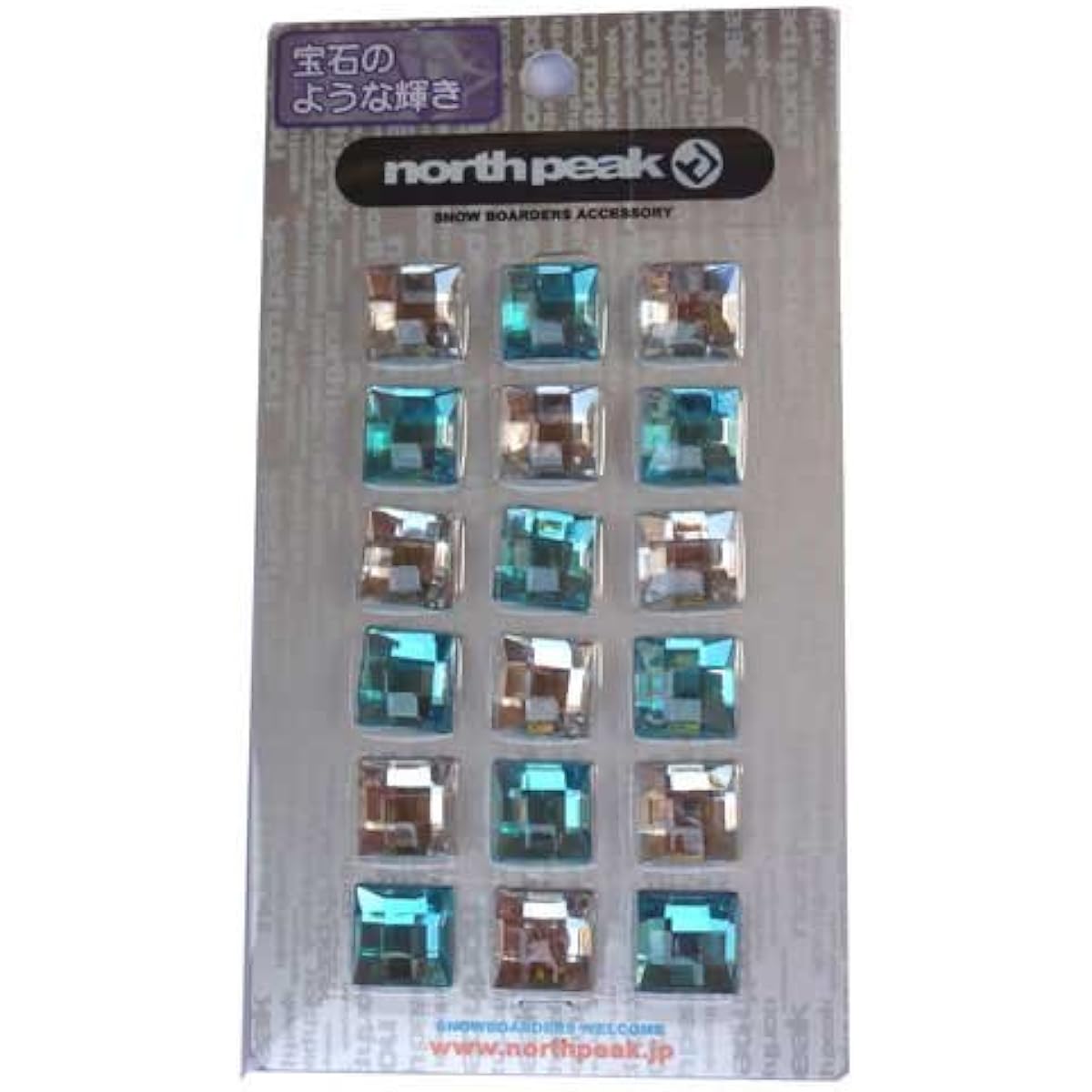 [North Peak] Deck Pad JEWEL NP-3267 BK/WT