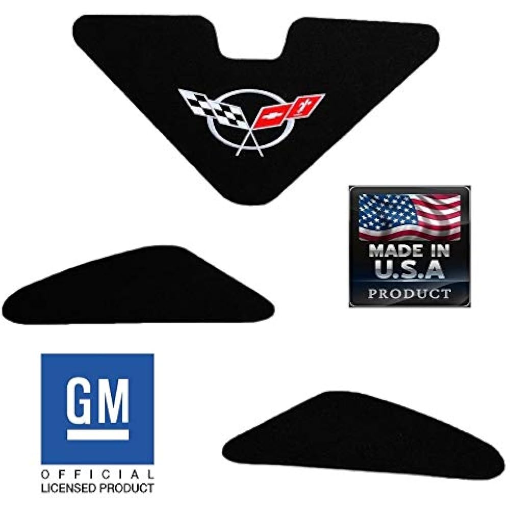 C5 C5 C5 Colvett Cross Liner Cross Flag Embroidery Silver Emblem 3 Peace Kit 98 ~ 04 FRC ZO6 Converse Corvette