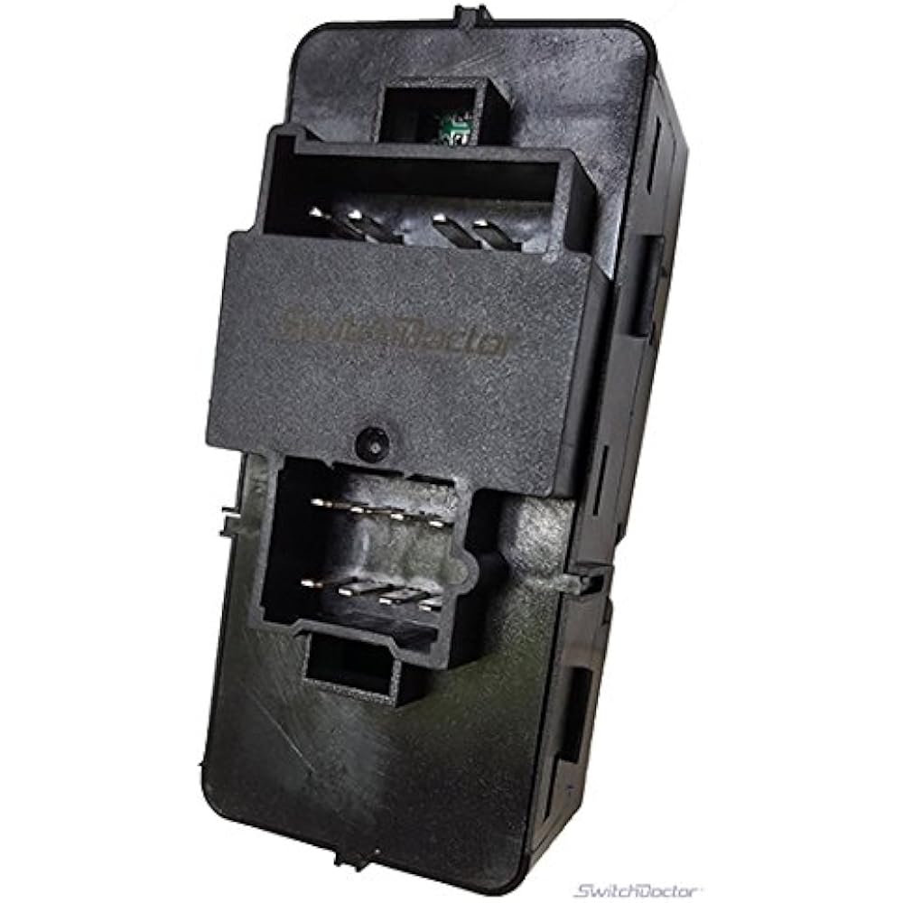Switchdoctor compatible Master Power Windows switch replacement for BUICK RENDEZVOUS 2002 - 2007 (Tan Button)