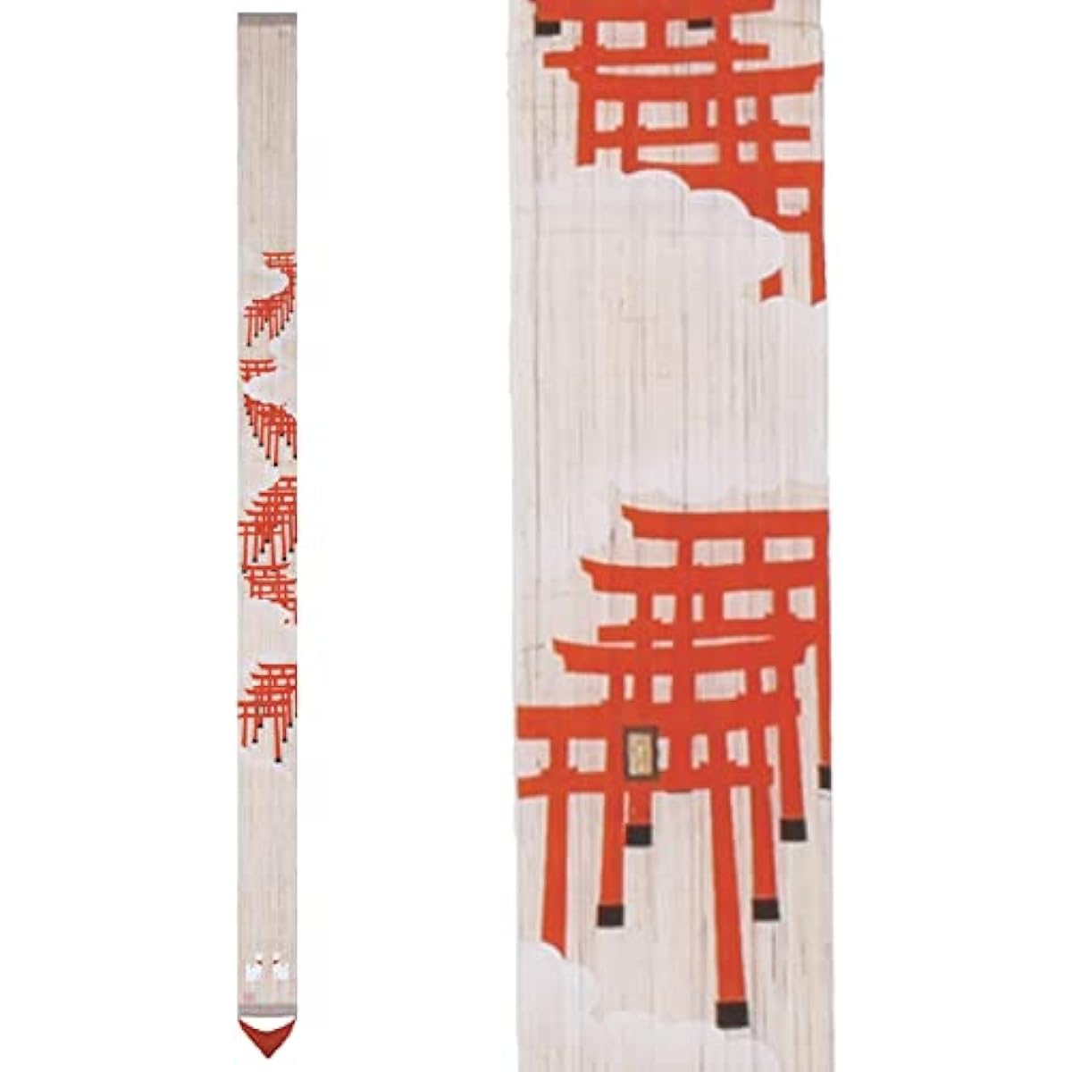 Thin Tapestry "Senbon Torii" Stylish Modern 100% Linen Fabric Tapestry Wall Hanging