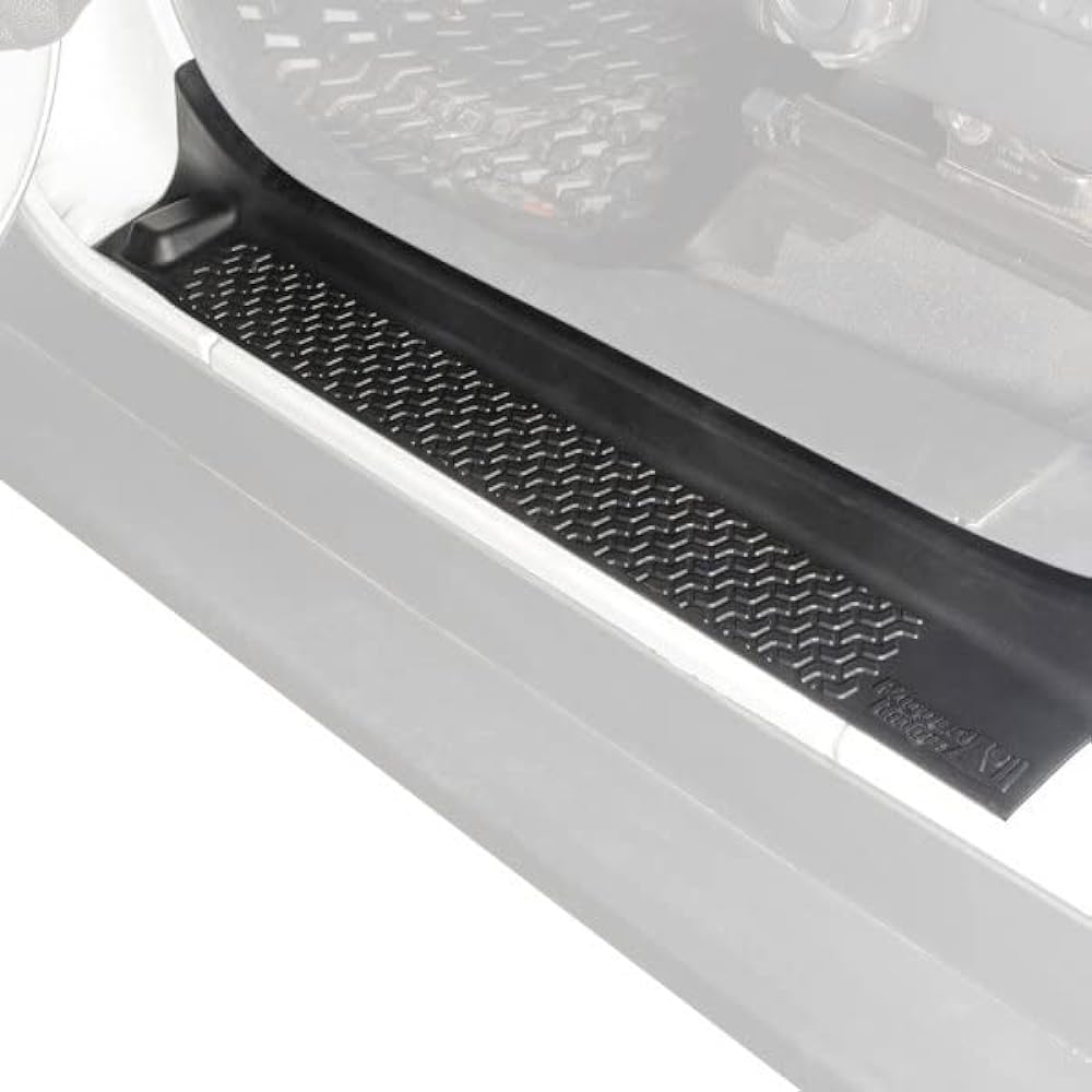 2018-2022 JEEP JL Wrangler 2-Door Door Entry Guard All Terrain Front Pair Black Genuine RuggedRidge