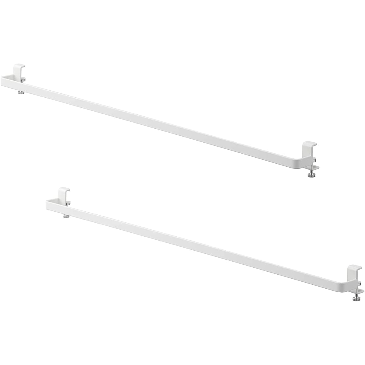 Yamazaki Jitsugyo Indoor Clothes Drying Hanger Bar Set of 2 Tower Hang on the lintel and fix with screws Laundry Clothes Drying White 5619 x 2