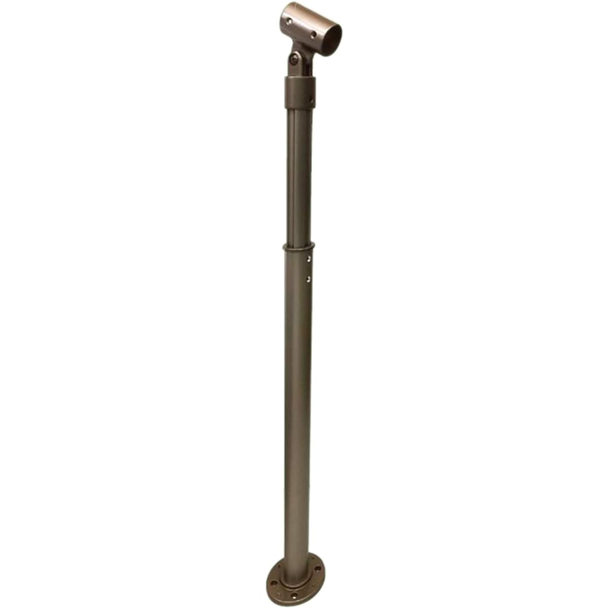 Cyclocare Elasto Outdoor Handrail Through Post Base Plate Type 4042 Telescopic Type 700~950mm Dark Stainless Steel Body: Depth 5cm Body: Width 3.5cm