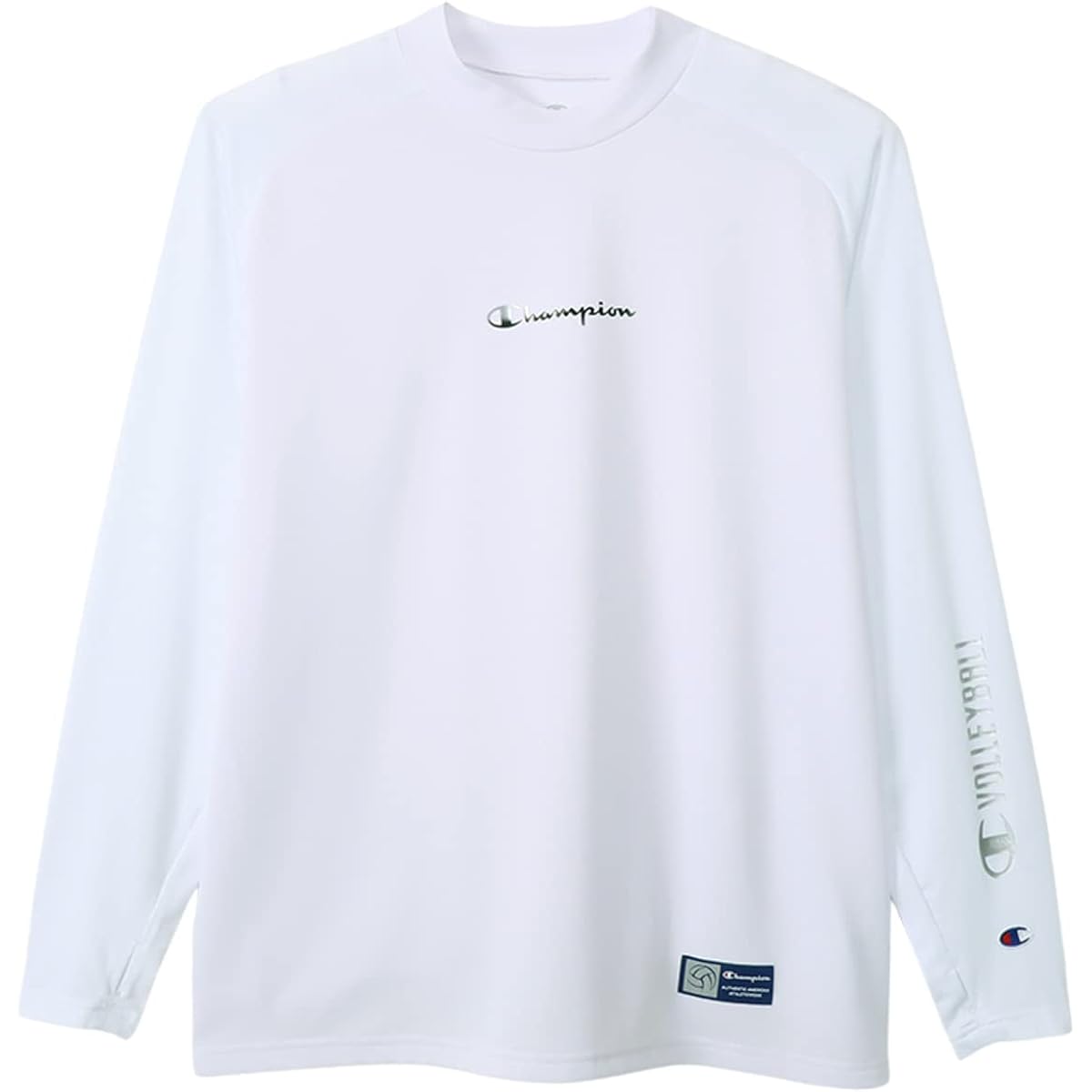 [Champion] C3-YV412 Men's T-shirt, Long Sleeve, Antibacterial and Odor Resistant, Quick Drying, Script Logo, Long Sleeve T-Shirt, Volleyball