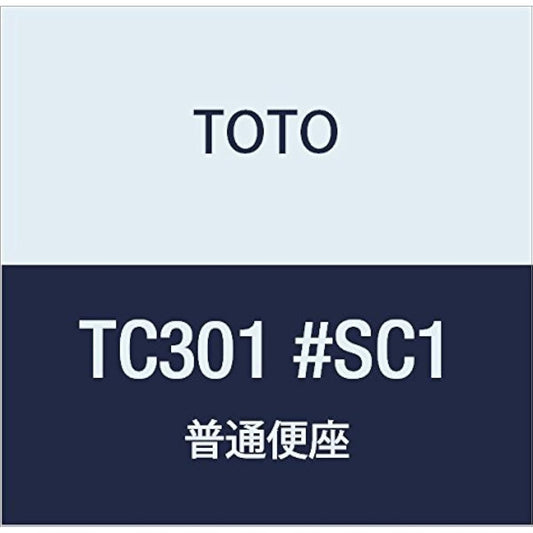 TOTO Regular Toilet Seat (Front Round/Elongate (Large)/Antibacterial/Soft Open/Close) Pastel Ivory TC301#SC1