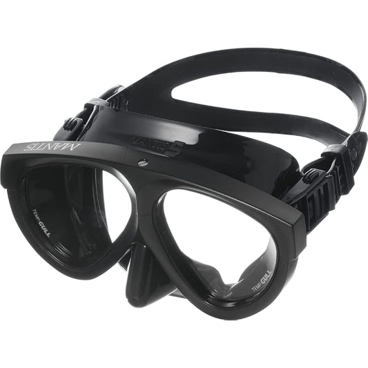 GULL MANTIS5 Mantis 5 Black Silicone Mask [GM-1036B] Inner Volume: 177cc Skin Diving Scuba Diving