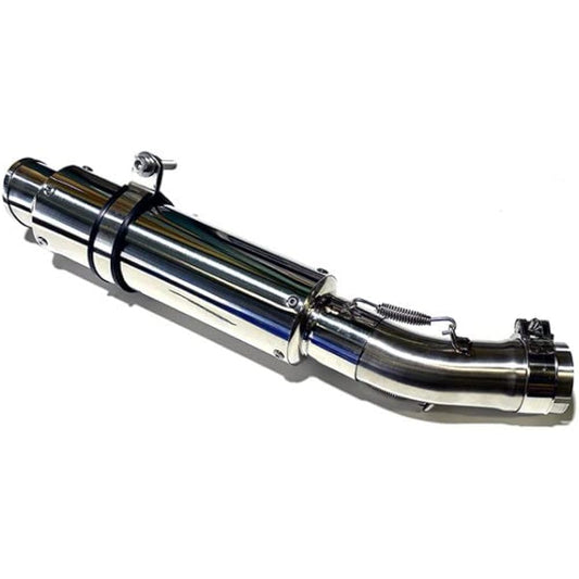 W2‐102SS For genuine exhaust pipe only 50.8mm 50.8φ muffler with intermediate pipe Slip-on muffler silencer Z900RS ZR900C (silencer type/slash cut)