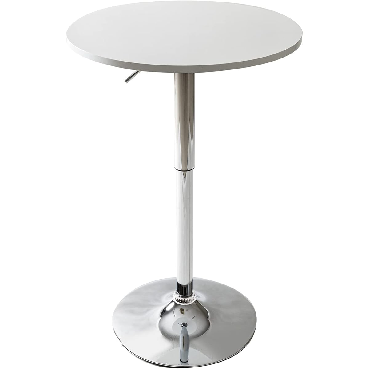 System K Bar Table Counter Table Round Table Elevating Rotating Table White