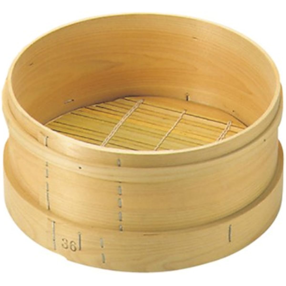 Hinoki cooking pot Japanese bamboo steamer 30cm