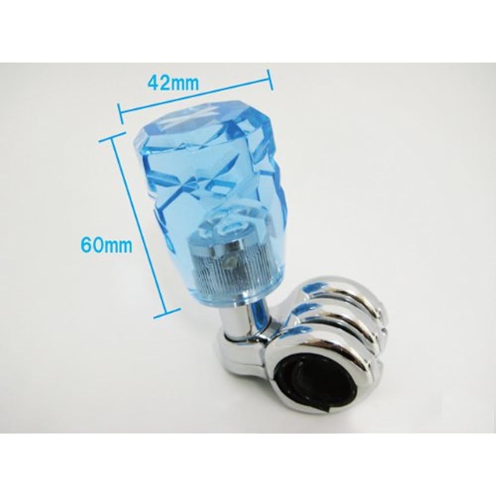 Handle spinner cross cut blue 100-1001