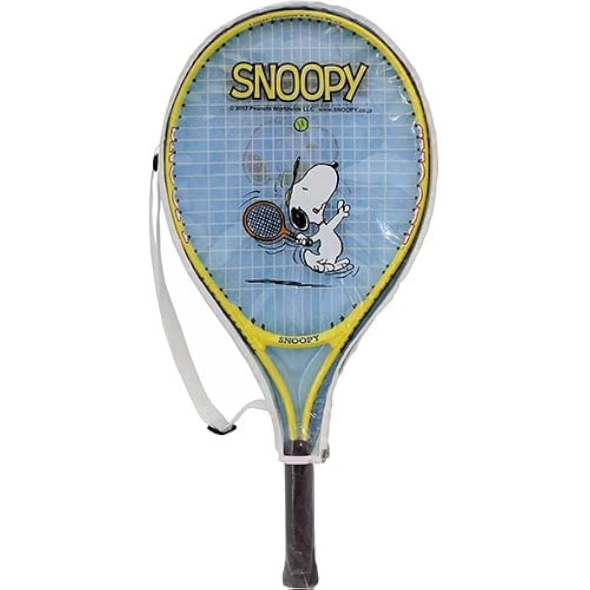 SNOOPY Junior Children's Hardball Tennis Racket 23 inches (Suitable for 7-10 years old/Height 120-137cm) Yellow SN-105