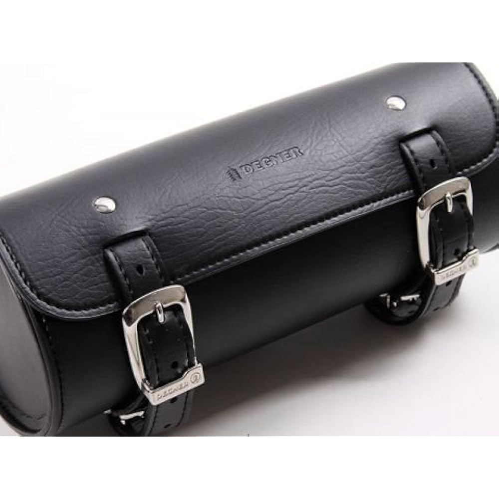 DEGNER DTB-2 Synthetic Leather Tool Bag for Motorcycle Black