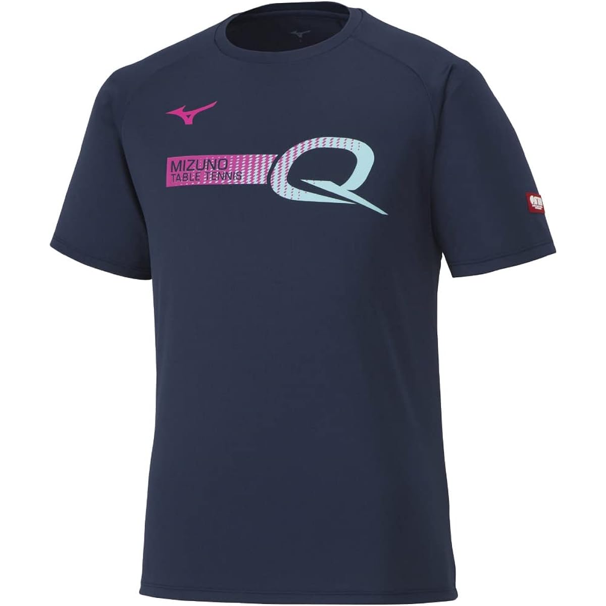 Mizuno 82JAA110 Table Tennis Wear, Game Shirt, Short Sleeve, U-Neck, Unisex, Sweat Absorbent, Quick Drying, JTTA Officially Approved
