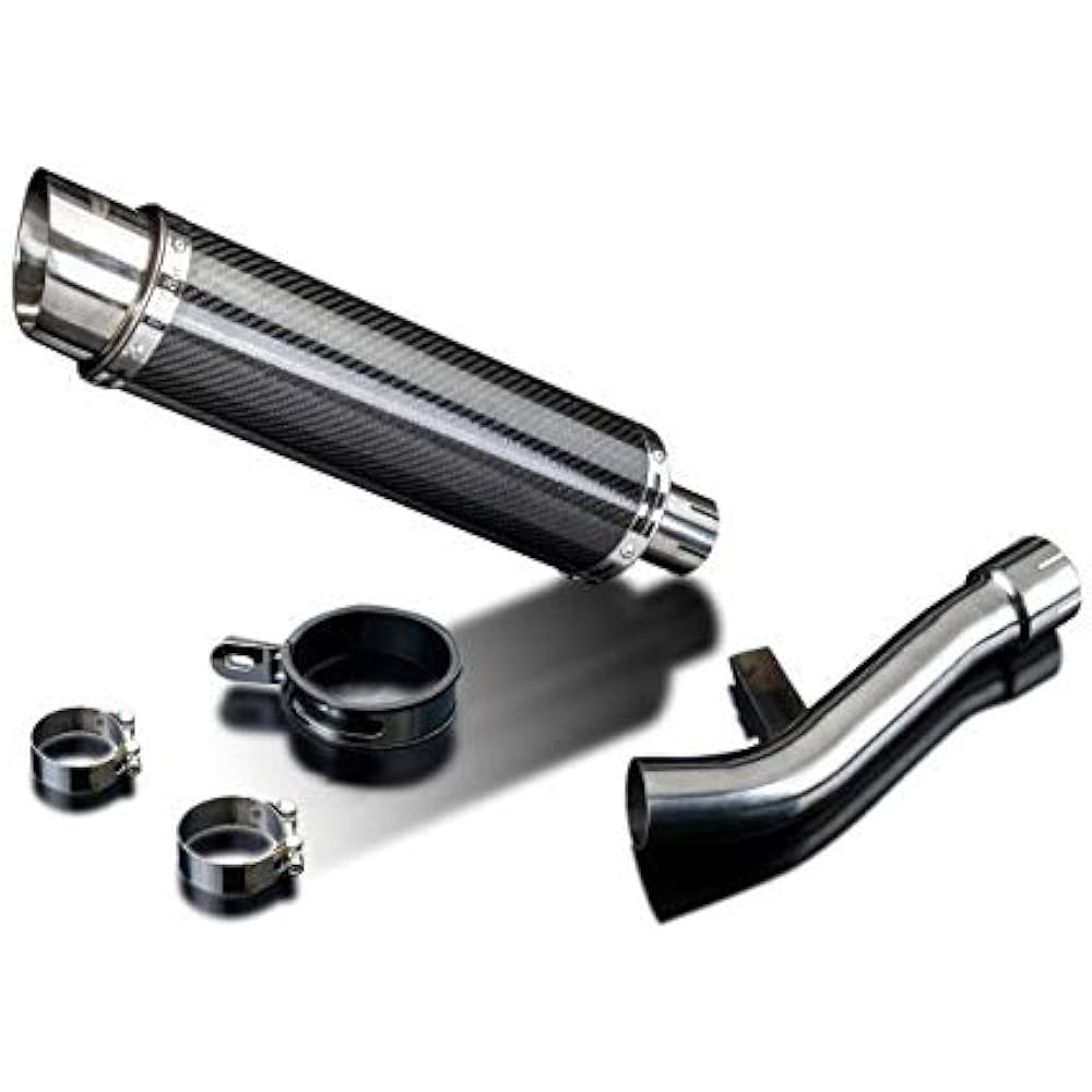 DELKEVIC Slip-on Carbon Muffler YAMAHA FAZER FZ1 / FZ1-S/ABS 2006-2014 350mm KIT2642