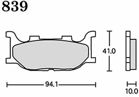 RK Brake Pad FINE ALLOY YAMAHA:XJR400/S '93~'96, Majesty/SV~'02 (Front) etc. Motorcycle Motorcycle 2 Wheel 839FA55