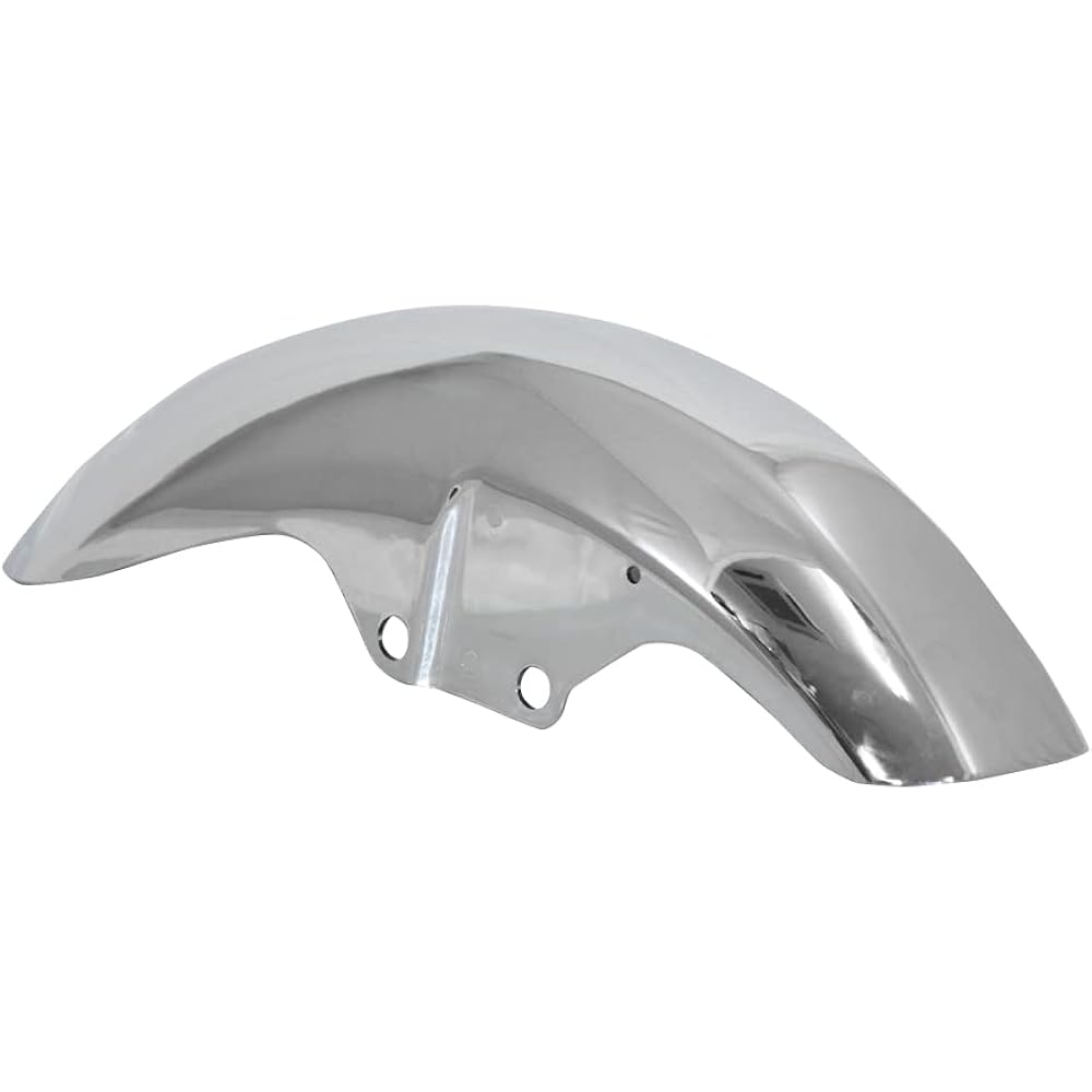 MADMAX Kawasaki Zephyr 400/χ Genuine Type Front Fender Plated Silver