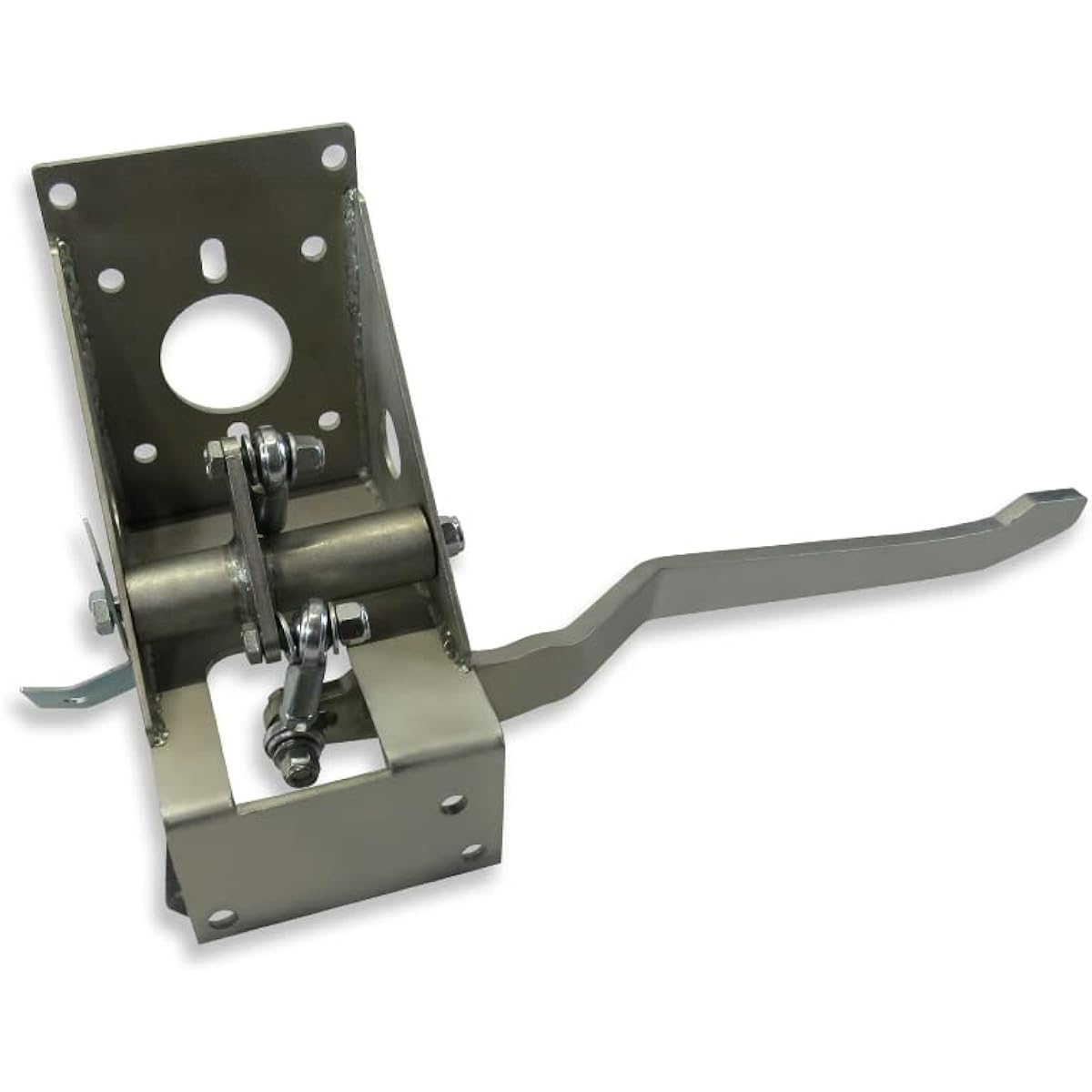Universal 90 degrees under dash brake pedal bracket assembly zinc