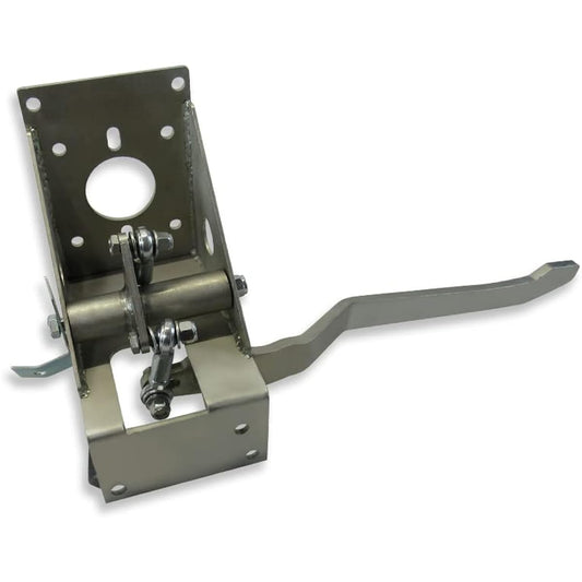 Universal 90 degrees under dash brake pedal bracket assembly zinc