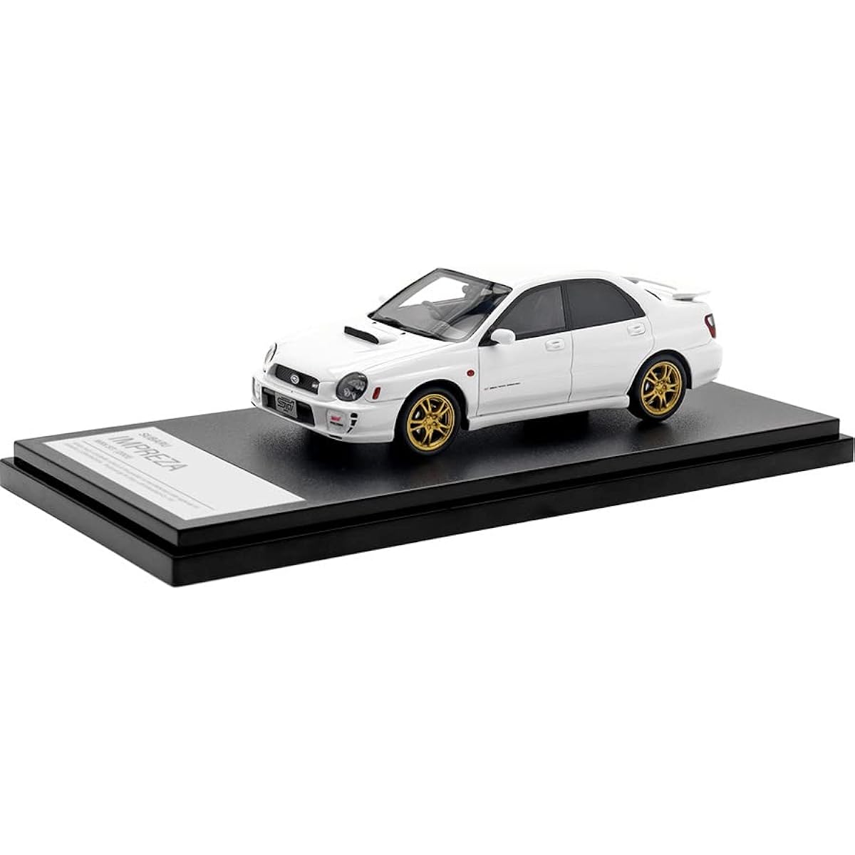 INTERALLIED Hi Story 1/43 Subaru IMPREZA WRX STi (2001) Pure White Finished Product