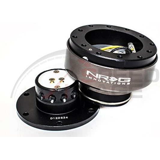 NRG Steering Wheel Quick Release Generation 2.0 With Black Titanium Ring SRK-200BK
