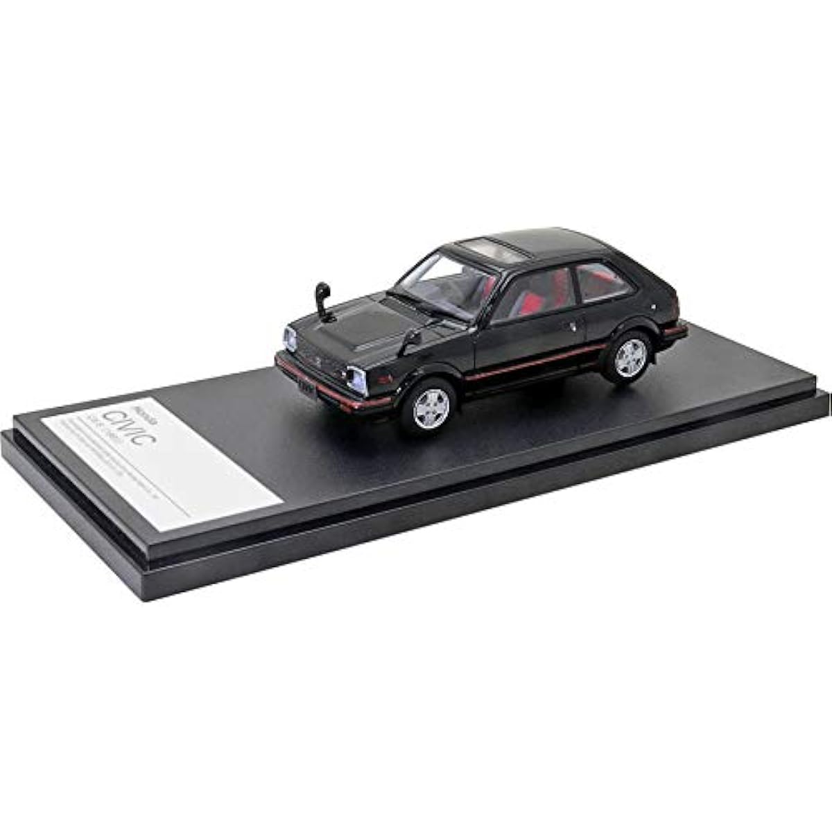 Hi Story 1/43 Honda CIVIC CX-S (1981) Black Finished Product HS316BK