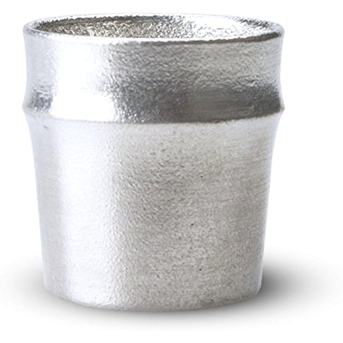 Nousaku Cup - Bamboo Silver Diameter 4.8cm x Height 5.0cm 50cc 100% Tin Case Made in Japan 501280