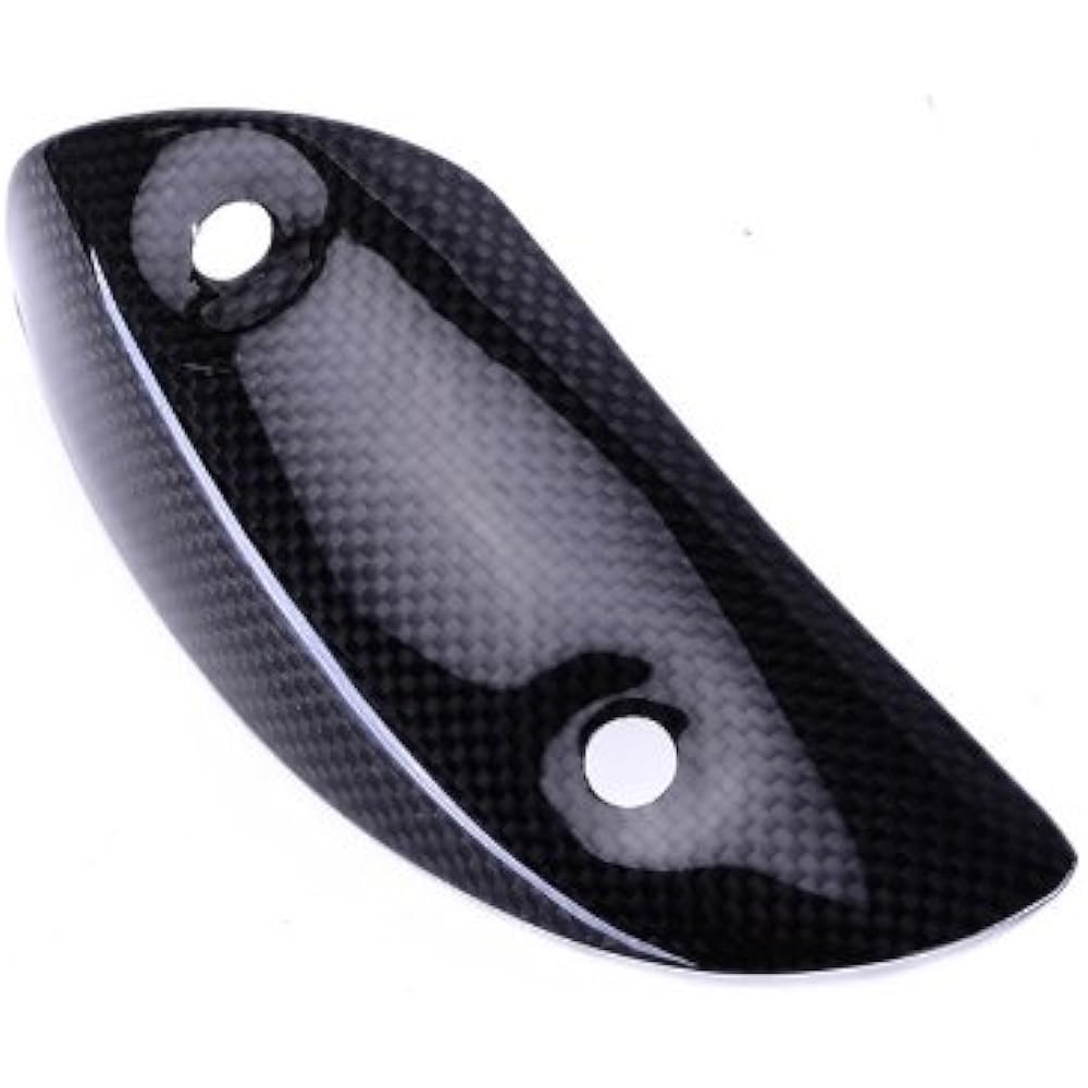 Bestem CBDU-DVL-EHC Black Carbon Fiber Fiber Exhaust Cover Ducati Diavel 2011-20