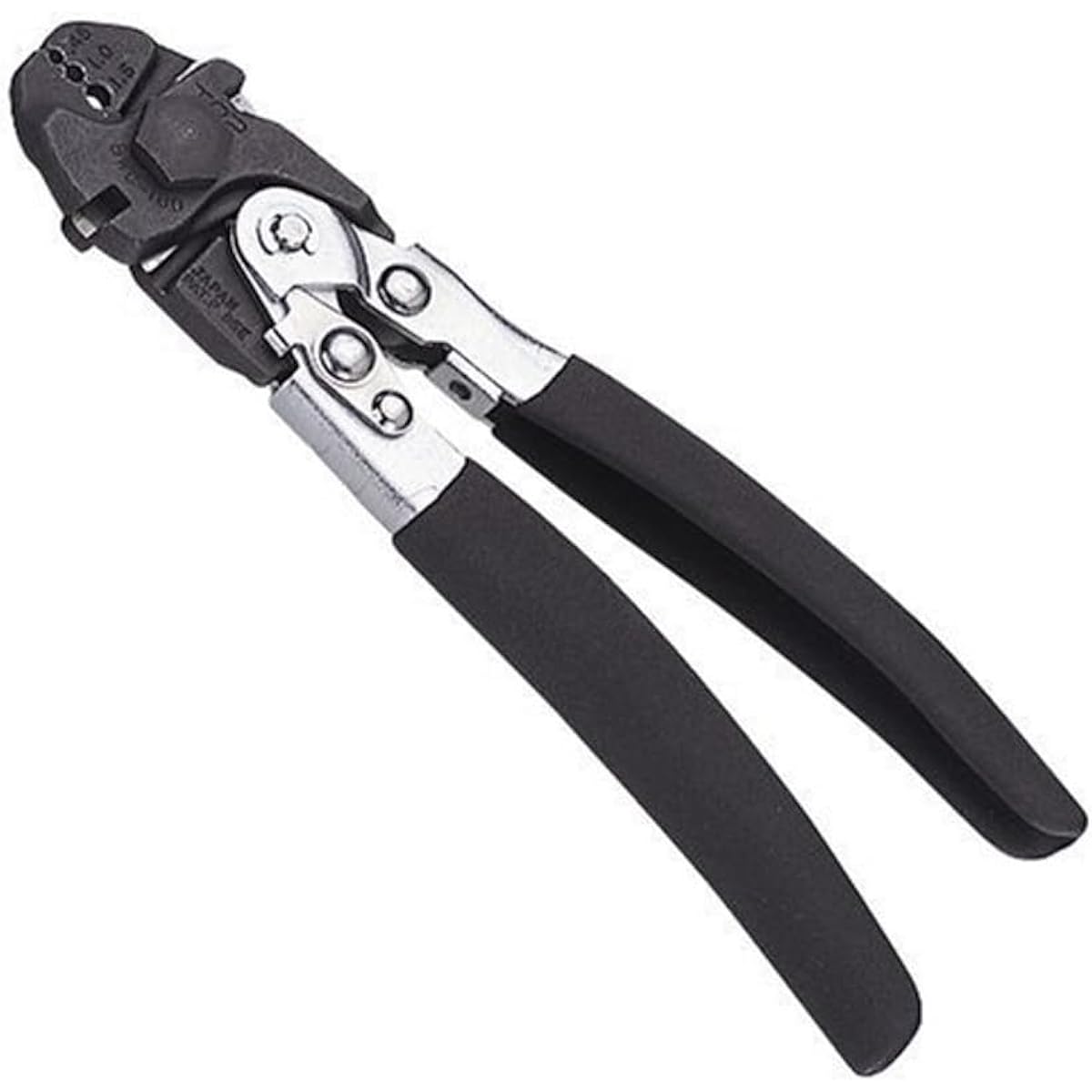 Top (TOP) Boost wire clamp cutter Can crimp oval sleeves up to 1.5mm Can cut stainless steel wires up to 3.0mm *6 pieces included BWC-180 Tsubame-Sanjo Made in Japan