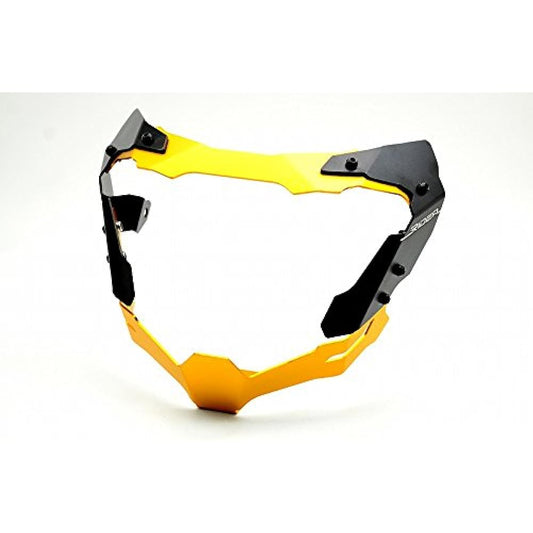 RIDEA Aluminum Headlight Cover Gold MT-07 2014- HLG-Y03-GD