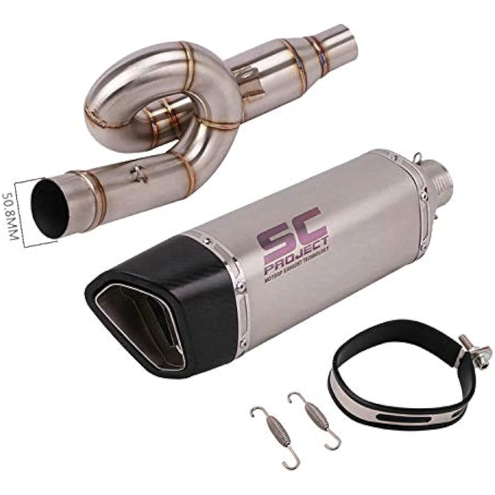 Z800 Exhaust Pipe Bike Muffler Slip-on Muffler Bike Silencer