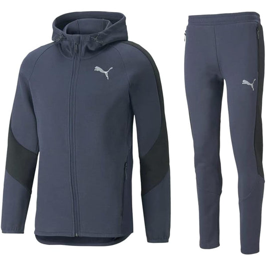 [PUMA] EVOSTRIPE Sweat Full Zip Hoodie/Pants Top and Bottom Set 849458/849443