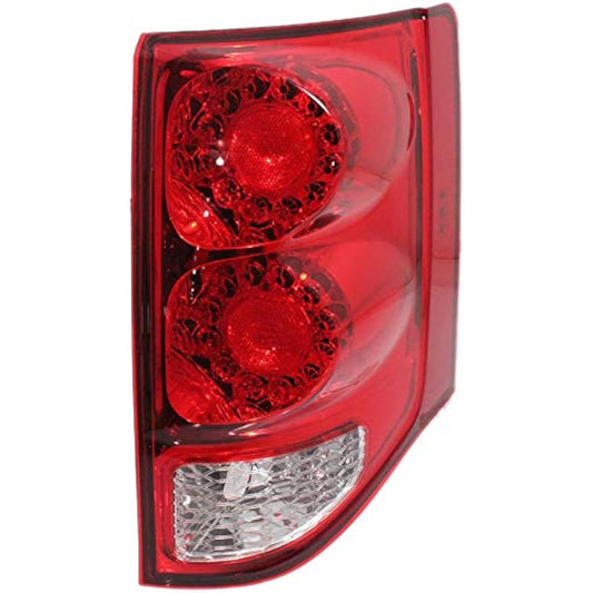 Tail Light Assembly 2011-2019 DODGE GRAND CARAVAN Red and Clear Lens passenger seats