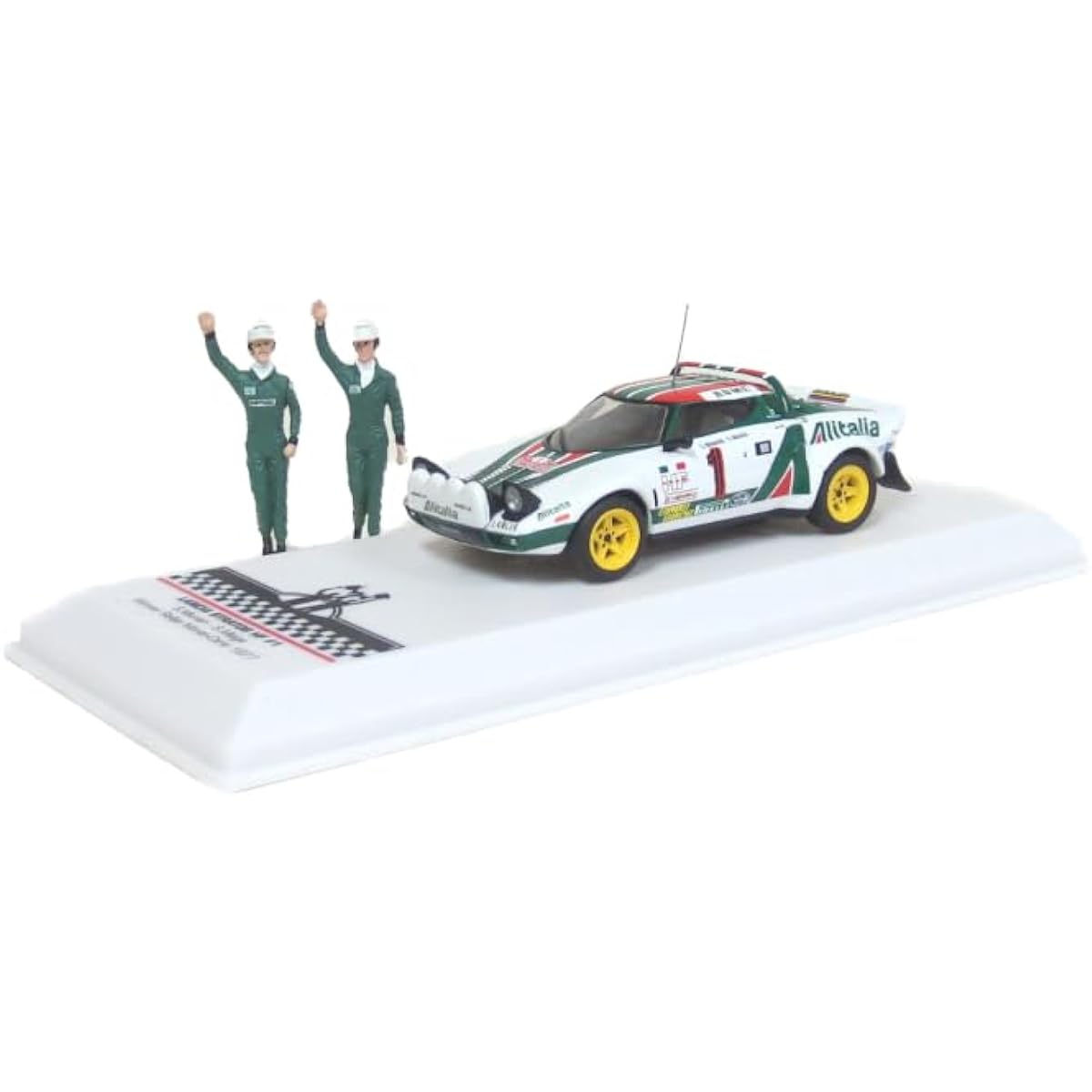 Ixo Model B Lancia Stratos HF 77 Montecarlo Winner #1 S.Munari/S.Maiga with figure 1/43 SPRM00177