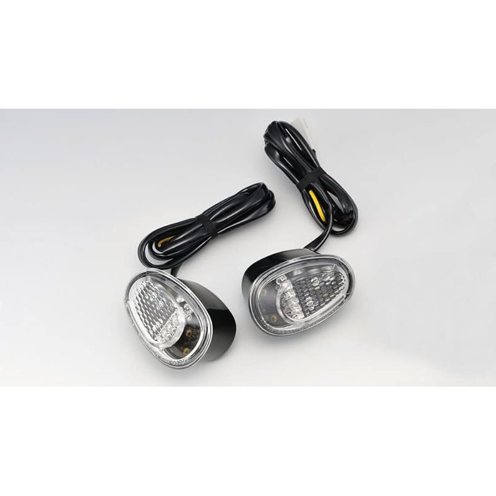 Kijima 219-3032 LED Turn Signal Light Kit, Clear, for Ninja 250R