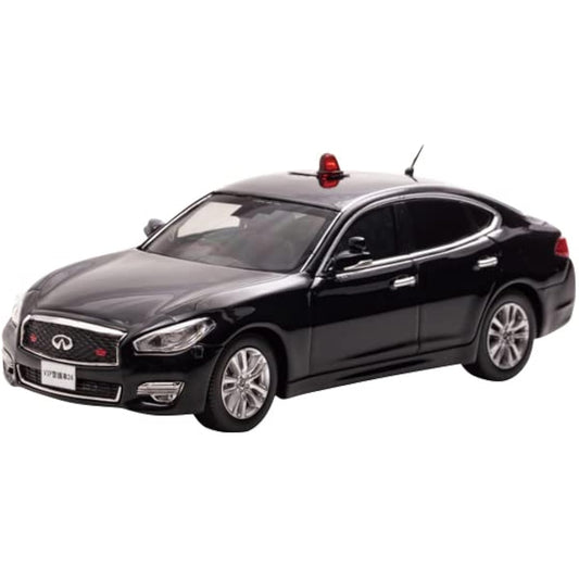 Hiko Seven RAI'S 1/43 Nissan Fuga 370GT (Y51) 2018 Police Headquarters Security Department VIP Guard Vehicle Completed Product