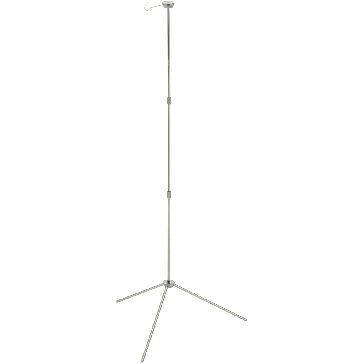 LOGOS Portable Lantern Pole 71905009 Silver (Approx.) Width 45 x Depth 40 x Height 102 cm