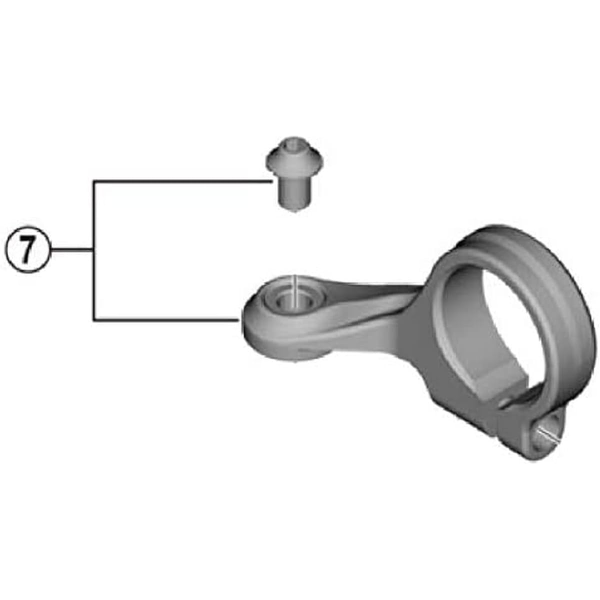 SHIMANO Repair Parts Bracket Unit (Right) SL-M7100 Y0GV98040