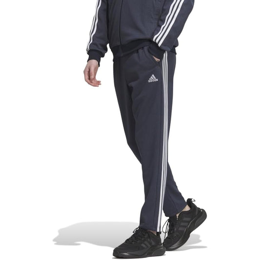Adidas IJL88 Men's Jersey Bottom 24/7 Regular Fit Aero Lady Denim Double Knit Regular Tapered Leg Full Length Pants